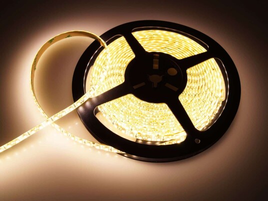 Led strip 5 meter    24 V Velg Farge: Varm Hvit
