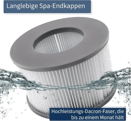 4 filterpatroner for Mspa boblebadfilter bassengfilter   Perfet