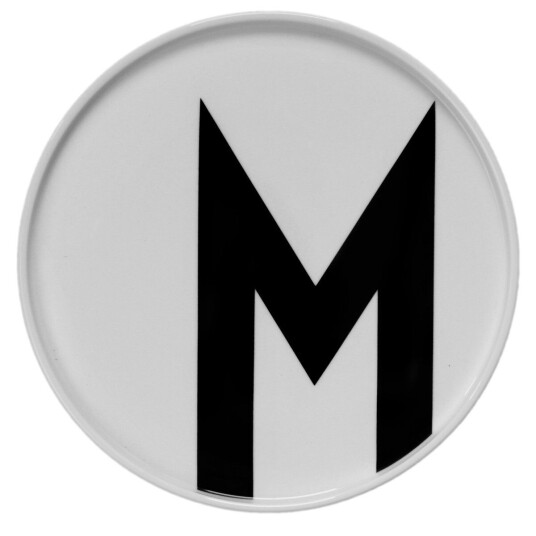 Design Letters tallerken M Design Letters tallerken M