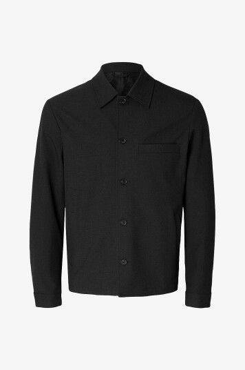 Selected HOMME - Overtreksskjorte slhReg-Robert Overshirt - Svart