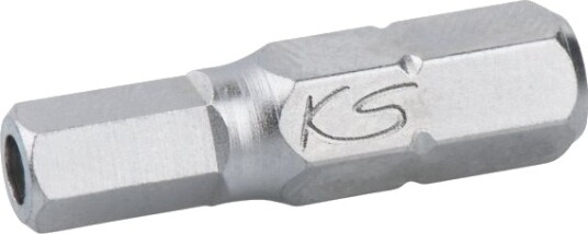 Ks Tools 911.2961 Sekskant-Bit Spesialstål Forniklet C 6,3 (1 Stk.)