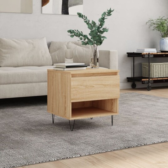 Salongbord sonoma eik 50x46x50 cm konstruert tre 8721012112254