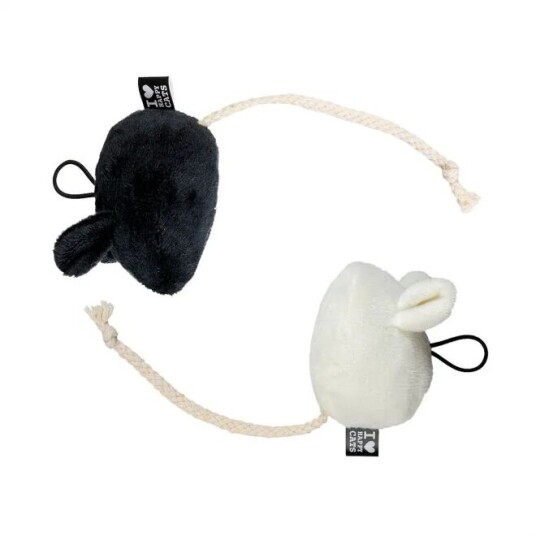 I Love Happy Cats Moosy Play Mouse 2 Pcs