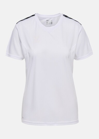 Hummel Hmlauthentic Pl Jersey S/S Wom White Xs Trenings-T-Shirts