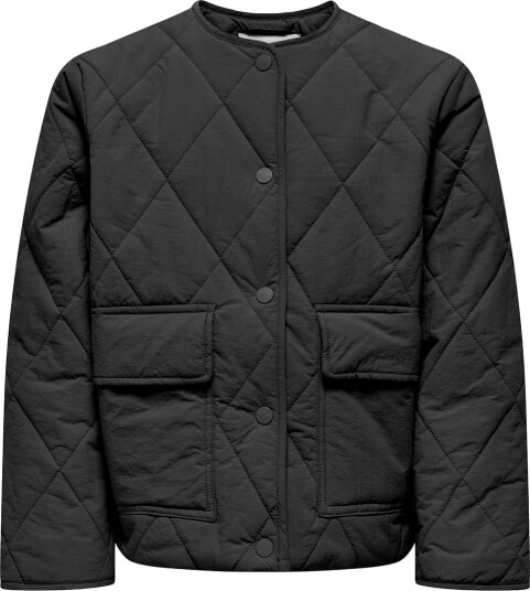 Kids Only Kogrosalina Quilted Jacket Vd Otw Noos Black 158