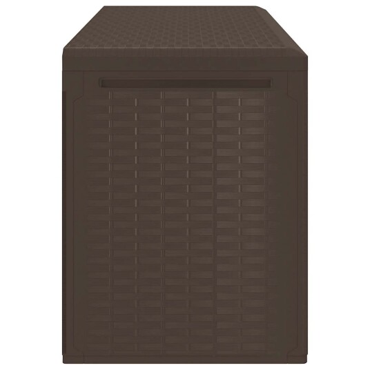vidaXL Putekasse brun 114x47x60 cm