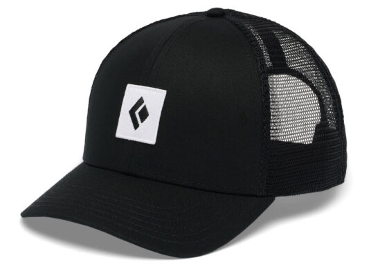 Black Diamond Men"s Trucker Hat Black-black-white Icon Patch One Size
