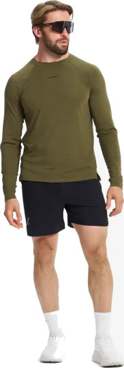 RevolutionRace Herre > Overdeler > T skjorter Pulse Running T shirt Herre Dark Olive Størrelse:XS