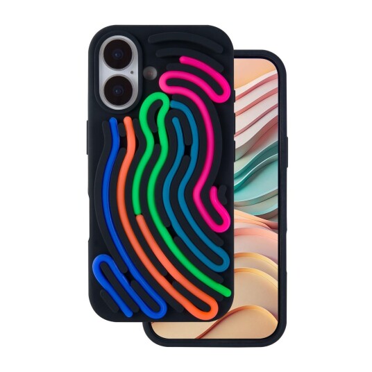 TFO DIY Snake Deksel til iPhone 17 Svart