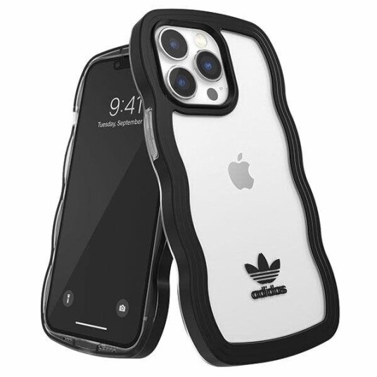 Adidas Or Wavy Deksel Til Iphone 13 Pro / Iphone 13 - Svart Og Klar