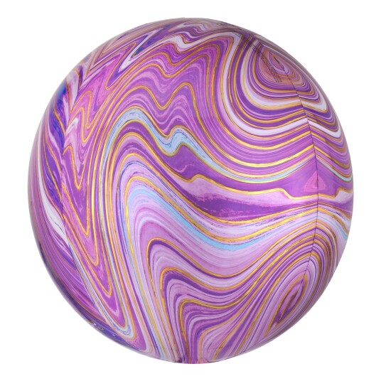 Amscan EU Folieballong Orbz Marmor Lilla