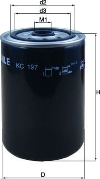 Drivstoffilter KNECHT KC 197