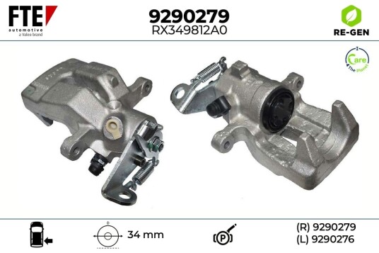 FTE 9290279 Bremsecaliper FTE 9290279 Bremsecaliper