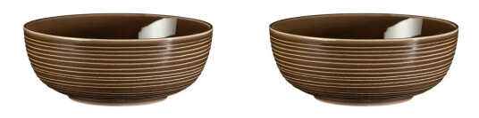 Seltmann Weiden Terra skål Ø 20,4 cm 2-pakning Earth Brown Seltmann Weiden Terra skål Ø 20,4 cm 2-pakning Earth Brown