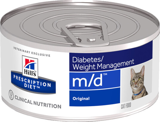Hill's Prescription Diet m/d Våtfôr til katt med lever 24x156 g