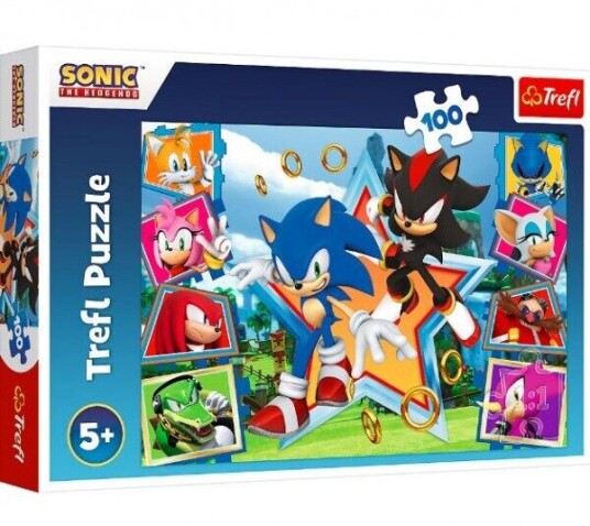 Trefl Puzzle 100 pieces Meet Sonic Trefl Puzzle 100 pieces Meet Sonic