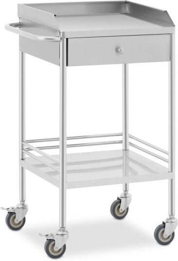 Steinberg Systems Laboratorievogn - 2 hyller hver 43 x 39 x 13 cm - 1 skuff - 40 kg 10030866 Steinberg Systems Laboratorievogn - 2 hyller hver 43 x 39 x 13 cm - 1 skuff - 40 kg 10030866