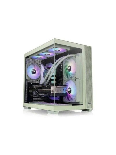 Thermaltake View 380 TG ARGB Mid Tower Kabinett Matcha Grønn