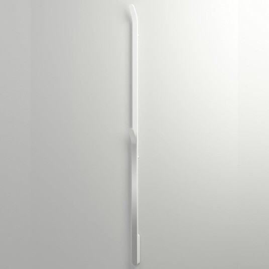 INR Iconic Nordic Rooms Bow Håndkletørker H170 Hvit Matt Børstet Krom INR Iconic Nordic Rooms Bow Håndkletørker H170 Hvit Matt Børstet Krom