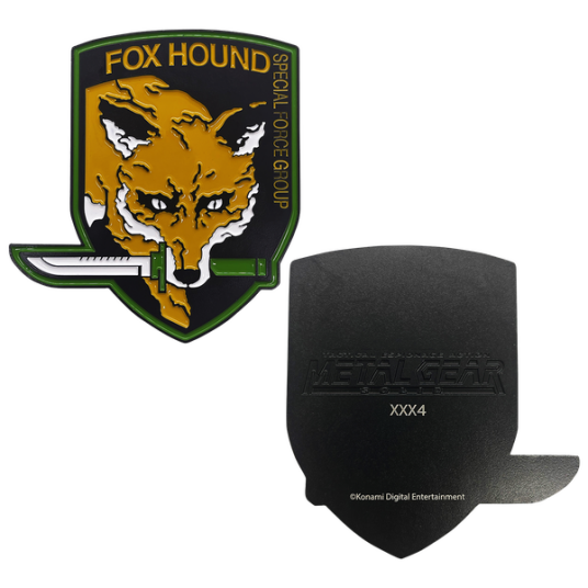 Fanatik Metal Gear Solid FOXHOUND Insignia Ingot i begrenset utgave