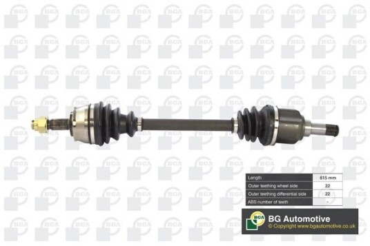 Bga Drivaksel BGA DS2201L