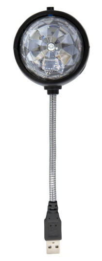 Kikkerland Disco USB Lyskilde 6,2x9x2,1cm