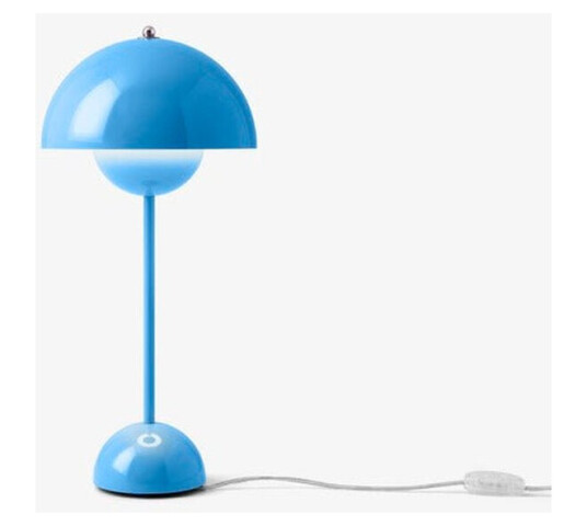 Flowerpot VP3 bordlampe Hav blå Flowerpot VP3 bordlampe Hav blå