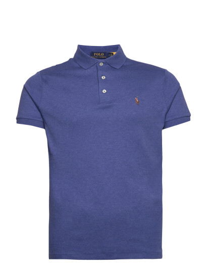 Polo Ralph Lauren Custom Slim Fit Soft Cotton Polo Shirt - Blue - L
