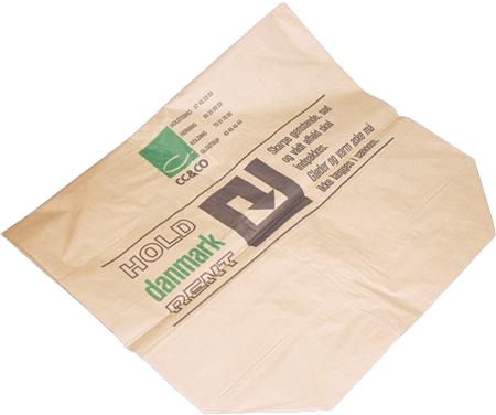 Affaldssække Papir 70X95x25 Cm 2 Lags Vådstærk Brun   50 Stk.