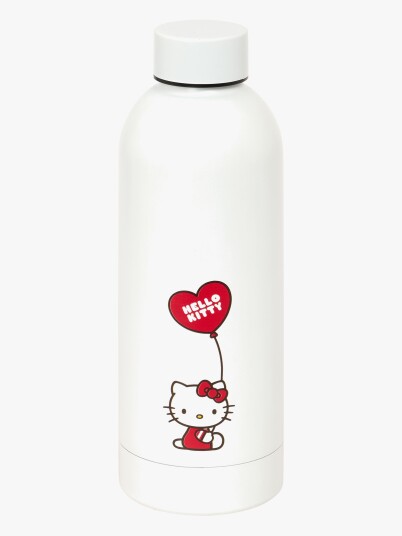 Hello Kitty Stainless Steel Vannflaske 500ml Rosa Hello Kitty Stainless Steel Vannflaske 500ml Rosa
