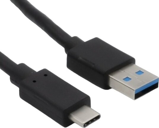 Helos Usb Type-C Til Usb 3.2 Lade-/Datakabel 1 M Svart
