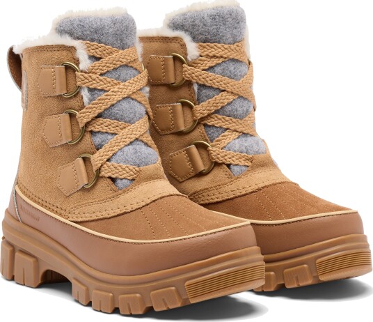 Sorel Women's Torino V Waterproof Tawny Buff Velvet Tan 36