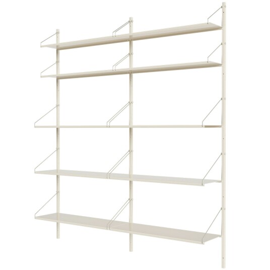 Frama Library Hylle Dobbel 160x1852 cm Varmhvit