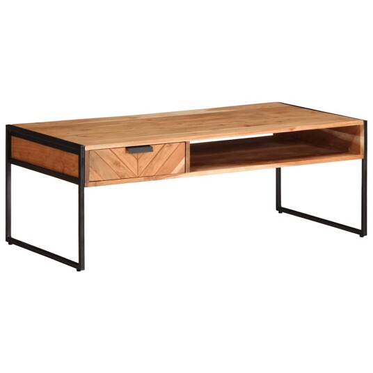 Salongbord 110x55x40 cm heltre akasie