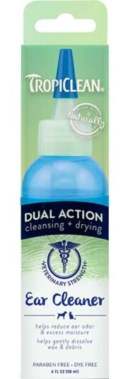 Tropiclean Dual Action Ear Cleaner 118 ml Tropiclean Dual Action Ear Cleaner 118 ml