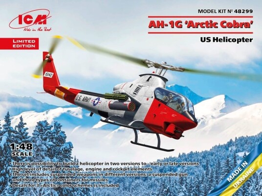 ICM 1/48 AH-1G Artic Cobra US Helicopter