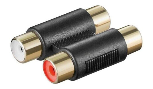 Pro Audio adapter RCA Coupling F x2 Pro Audio adapter RCA Coupling F x2