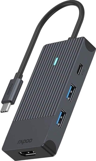 RAPOO USB C Multiport UCM 2001 4 i 1 USB C adapter RAPOO USB C Multiport UCM 2001 4 i 1 USB C adapter