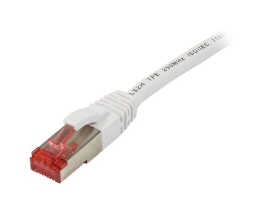 SYNERGY Patchkabel RJ45, CAT6 250Mhz, 2m weiss, S-STP(S/FTP),TPE(Superflex), Synergy 21, SYNERGY Patchkabel RJ45, CAT6 250Mhz, 2m weiss, S-STP(S/FTP),TPE(Superflex), Synergy 21,