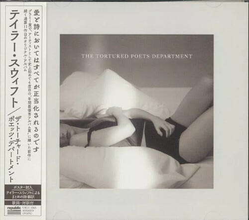 Taylor Swift The Tortured Poets Department CD
