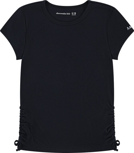 Abercrombie & Fitch T skjorte   Rib   Anthracite   Abercrombie & Fitch   15 16 år 170 176   T skjorte   Svart