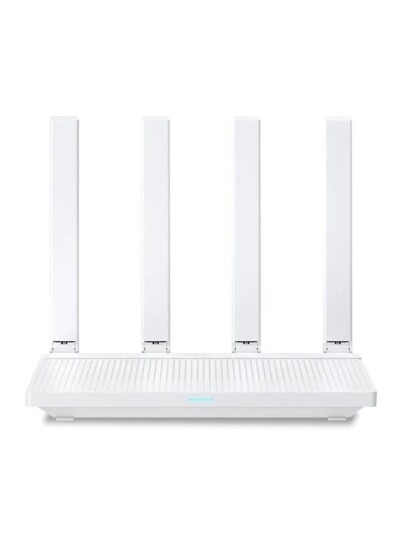 Xiaomi AX3000T Wi-Fi 6 Ruter 3000Mbps Gigabit Ethernet Dobbelbånd Hvit