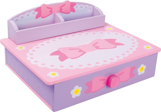 Small Foot Sminkebord Med Speil Rosa 3+ År Small Foot Sminkebord Med Speil Rosa 3+ År