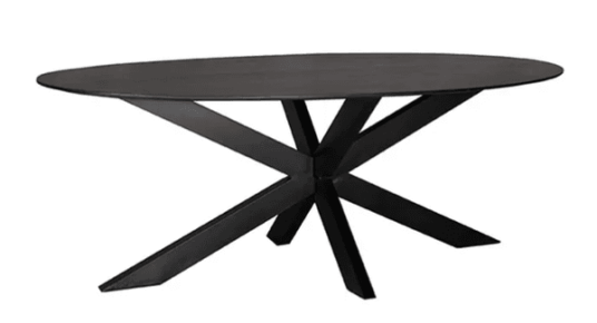 Trend Collection Zion Spisebord Sort – 210 x 100 x 76 cm
