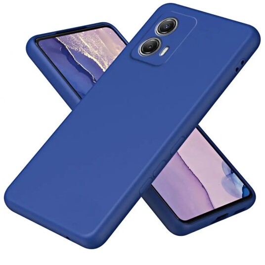 EIDERWOOD Motorola Moto G53 Liquid Silikon Deksel - Blå