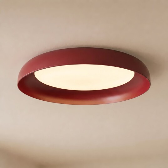 Taklampe Lindby Florie Rød Stue Plast Moderne 7.1 Rød