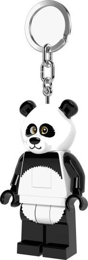 LEGO Panda Guy Nøkkelring med LED Lys - Minifigurer Gadgets