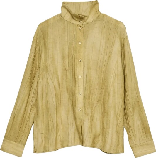 Vero Moda Awjagtvej Ls High Neck Shirt Vip ANTIQUE GOLD L Vero Moda Awjagtvej Ls High Neck Shirt Vip ANTIQUE GOLD L