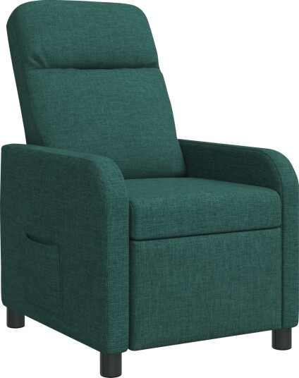 vidaXL Recliner Mørkegrønn Stoff