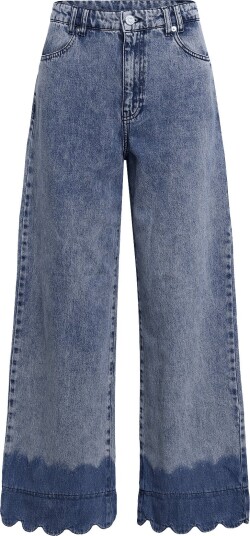 Stella Nova Scallop Edge Pants - DENIM BLUE - 34